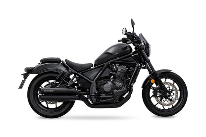 Full Exhaust Cross Twin Rebel 1100 Black Heat-Resistant Black Paint Rebel