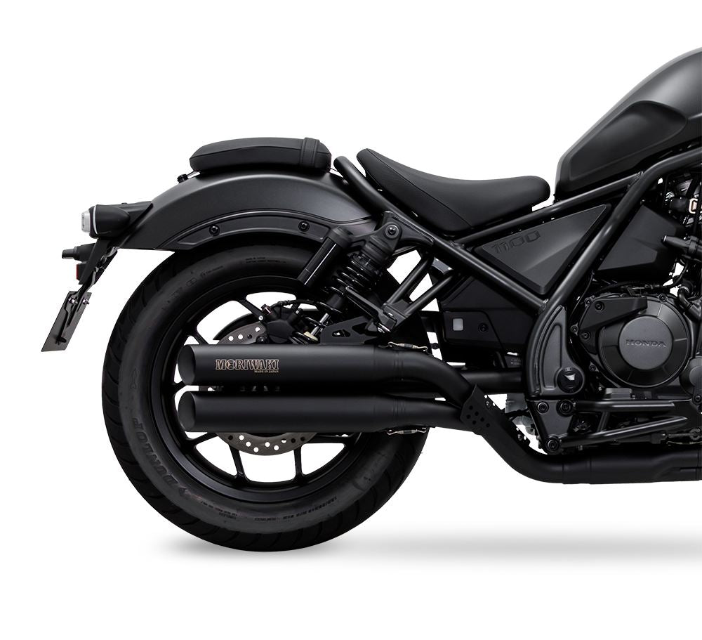 Full Exhaust Cross Twin Rebel 1100 Black Heat-Resistant Black Paint Rebel