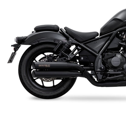 Full Exhaust Cross Twin Rebel 1100 Black Heat-Resistant Black Paint Rebel