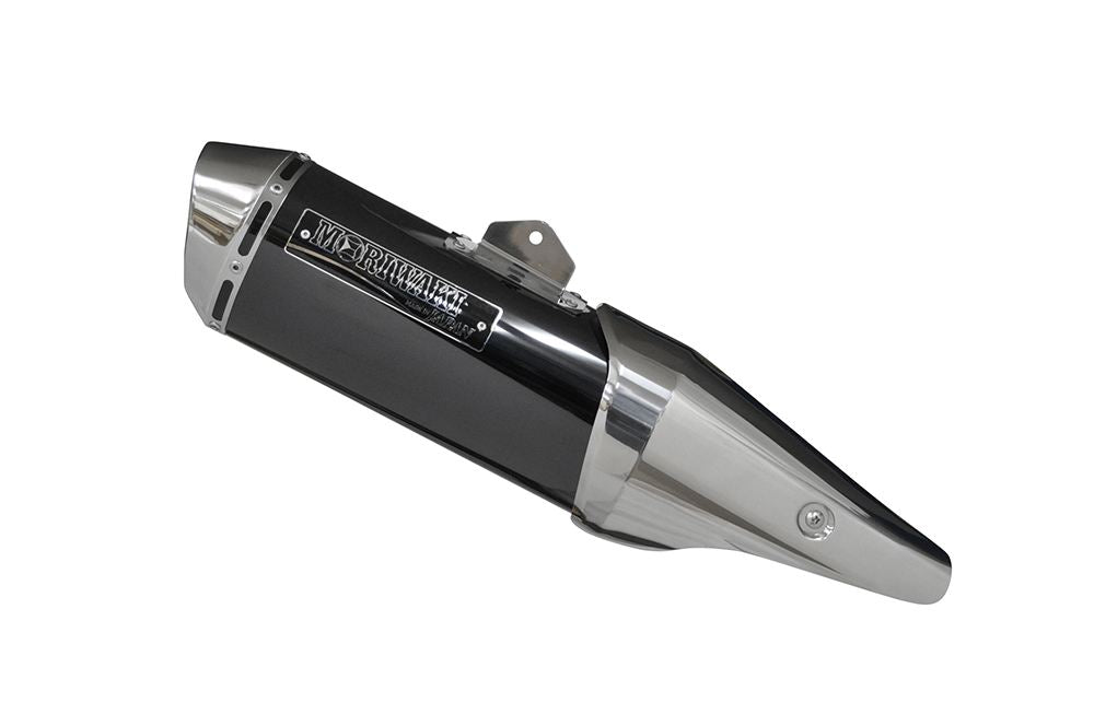 Slip-On Exhaust MX NC750X NC750X DCT 21-24/25- Black Pearl-Kai/Gloss Black