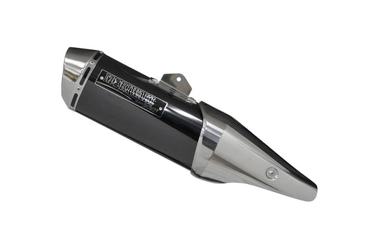 Slip-On Exhaust MX NC750X NC750X DCT 21-24/25- Black Pearl-Kai/Gloss Black