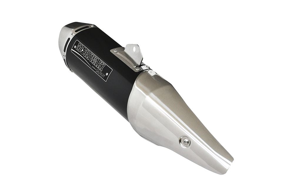 Slip-On Exhaust MX NC750X NC750X DCT 21-24/25- Black Pearl-Kai/Gloss Black