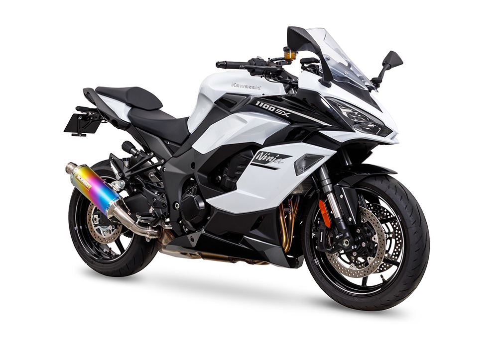 Slip-On Exhaust MXR ANO Ninja1000SX/SE Anodized Titanium Ninja