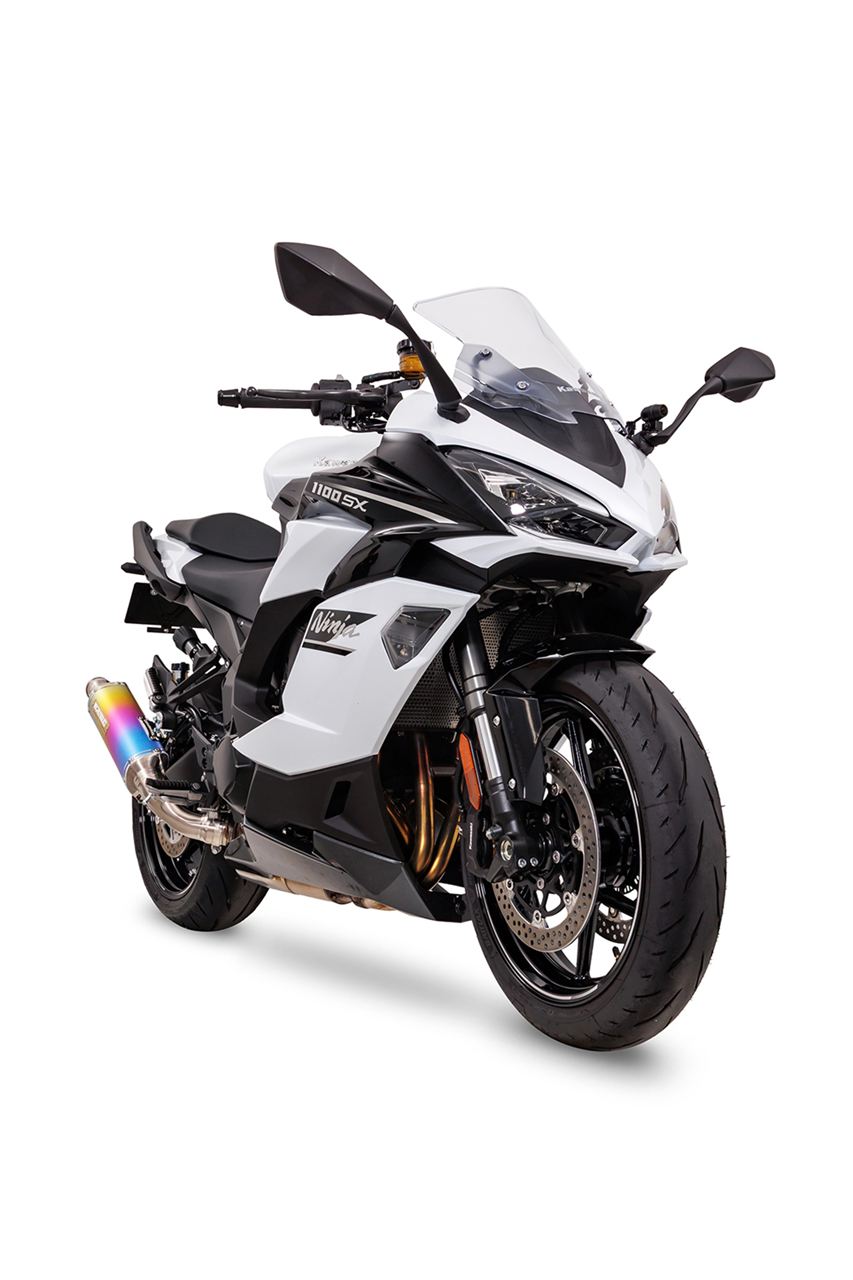 Slip-On Exhaust MXR ANO Ninja1000SX/SE Anodized Titanium Ninja
