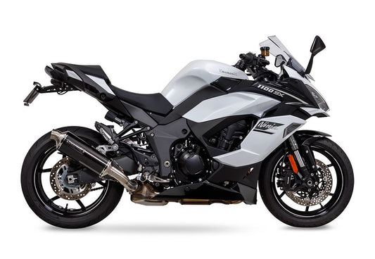 Slip-on Exhaust MXR Ninja1100SX 20-22/23-24 Ninja1100SX/SE 25- Black Pearl-Kai/Gloss Black Ninja