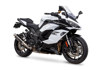 Slip-on Exhaust MXR Ninja1100SX 20-22/23-24 Ninja1100SX/SE 25- Black Pearl-Kai/Gloss Black Ninja