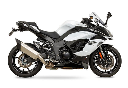 Slip-on Exhaust Blade Ninja1000SX '20-22/23-24 Ninja1100SX/SE '25- White Titanium Ninja