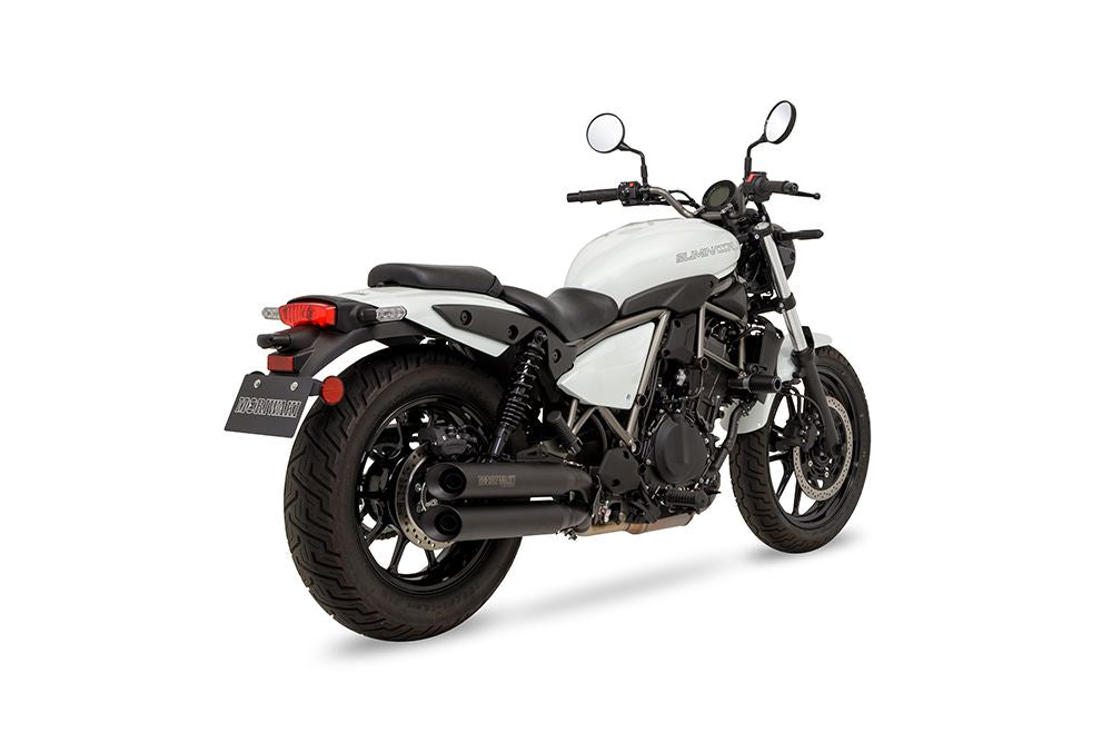 Slip-On Exhaust Cross Twin Eliminator 2023 - Black Heat-Resistant Black Paint