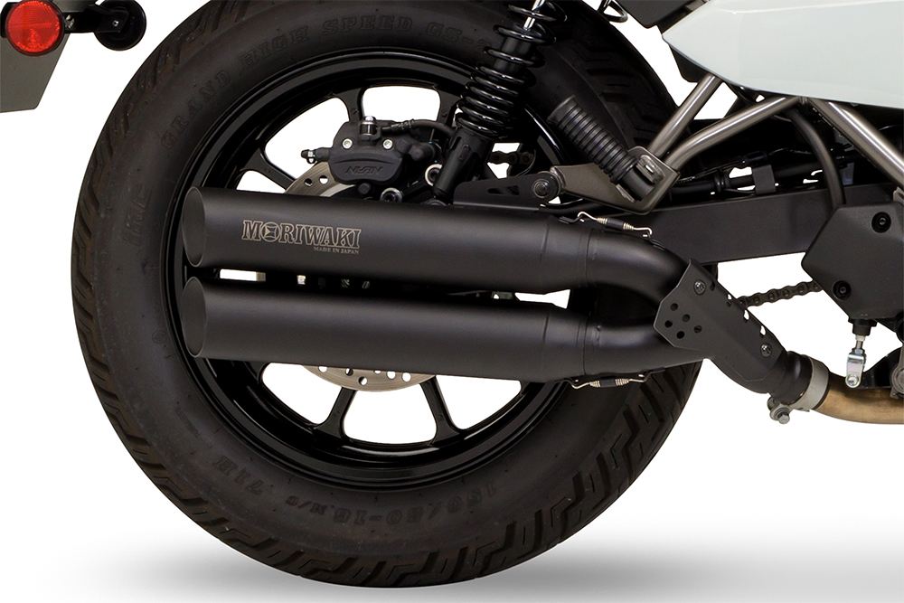 Slip-On Exhaust Cross Twin Eliminator 2023 - Black Heat-Resistant Black Paint