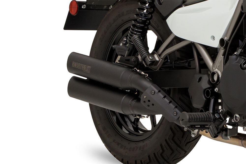 Slip-On Exhaust Cross Twin Eliminator 2023 - Black Heat-Resistant Black Paint