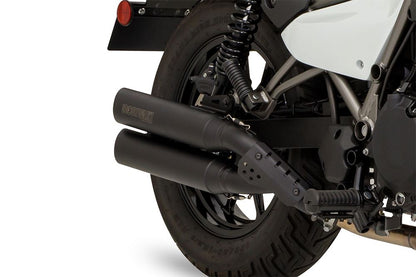 Slip-On Exhaust Cross Twin Eliminator 2023 - Black Heat-Resistant Black Paint