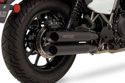 Slip-On Exhaust Cross Twin Eliminator 2023 - Black Heat-Resistant Black Paint