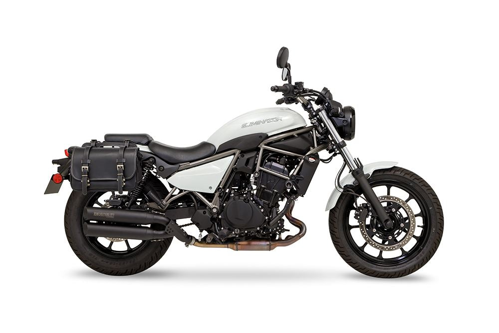 Slip-On Exhaust Cross Twin Eliminator 2023 - Black Heat-Resistant Black Paint