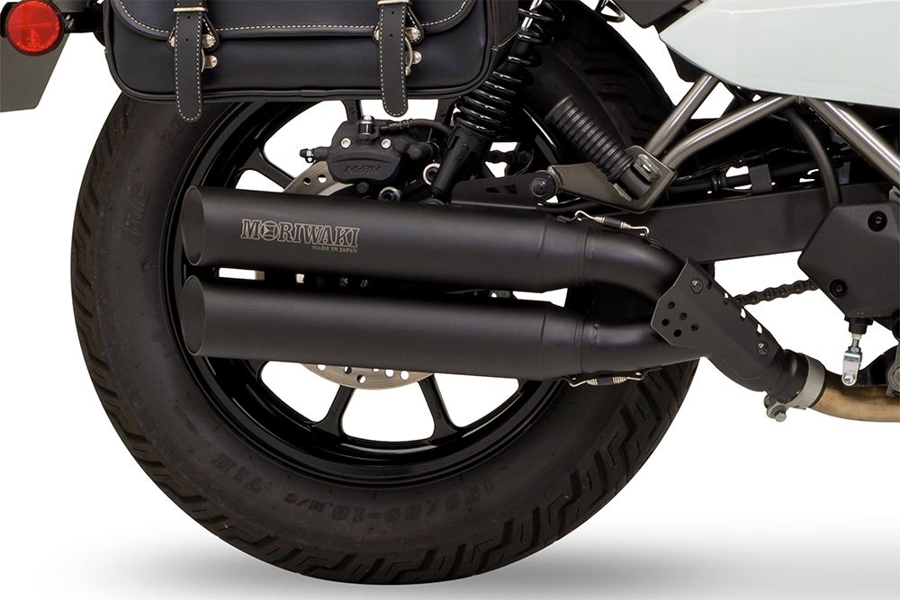 Slip-On Exhaust Cross Twin Eliminator 2023 - Black Heat-Resistant Black Paint