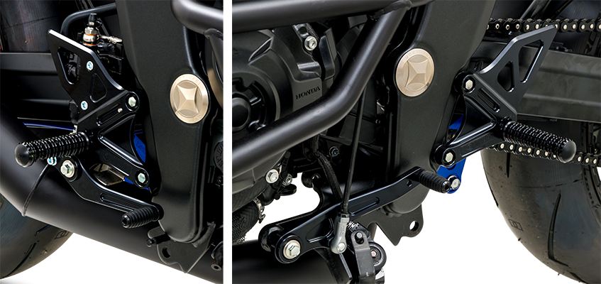 バックステップキット BLACK CB1000F/SE 2026- ブラック アルマイト 1セット