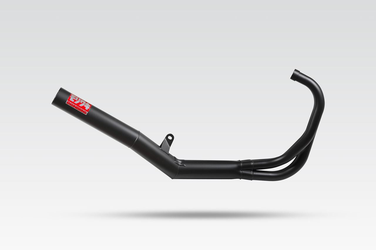 Full Exhaust System, One-Piece, Black, CB400SF H-V 99-07 CB400SB 05-06, Black Heat-Resistant Paint