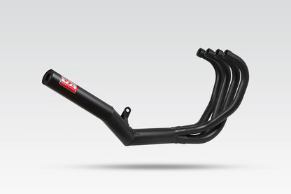 Full Exhaust System, One-Piece, Black, CB400SF H-V 99-07 CB400SB 05-06, Black Heat-Resistant Paint