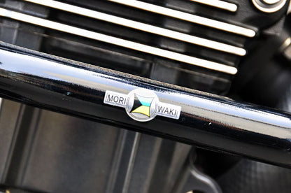 Heat-resistant Retro Trademark Sticker, 35mm (W) x 16mm (H), 2 sheets