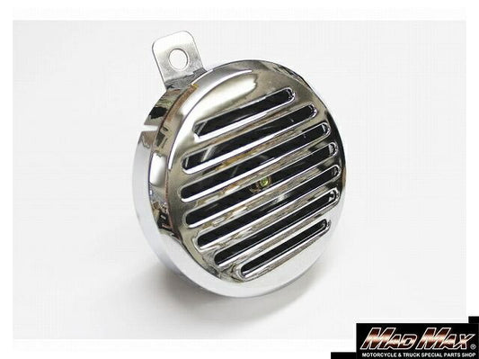 Slit Type Horn, Chrome, 95mm, Universal (for 12V vehicles)