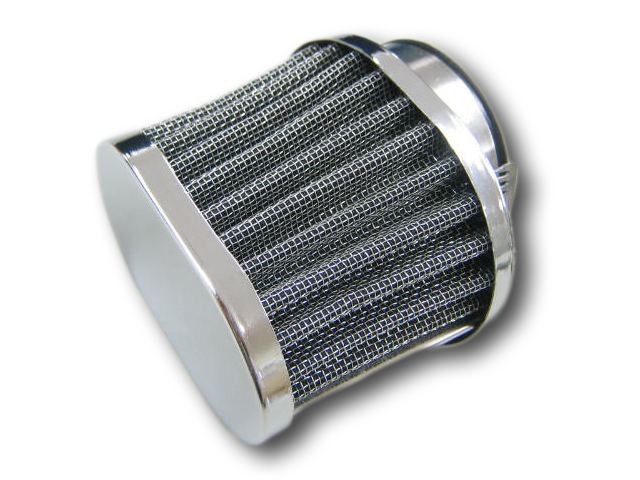 パワーフィルター オーバルテーパータイプ メッキ φ52mm 1個 汎用