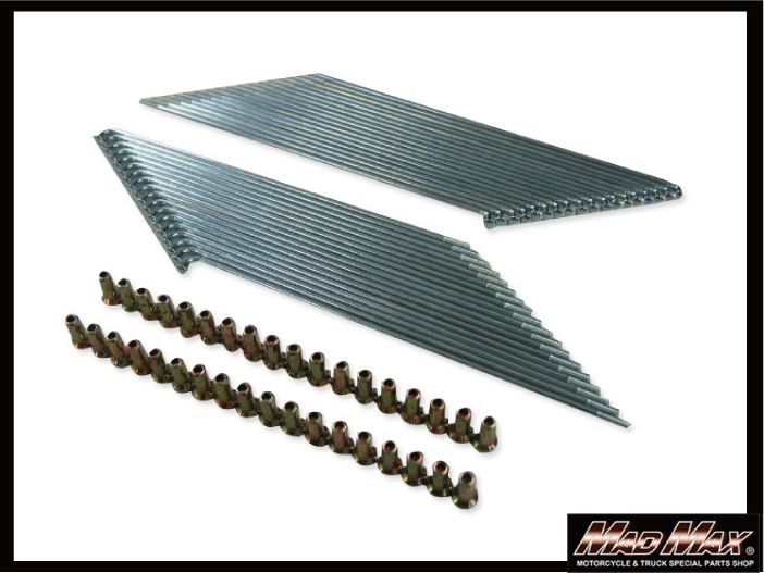 スポーク&ニップルセット フロントホイール用 スーパーカブ50 17インチ