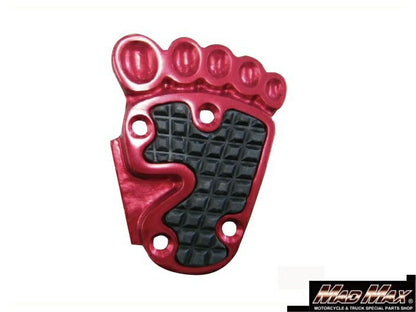 Foot Brake Pedal Cover Red Universal