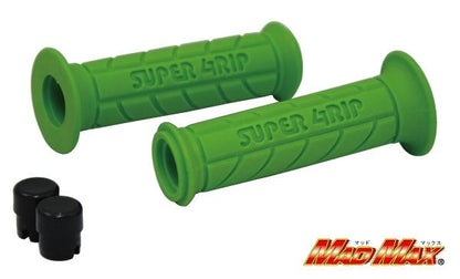 スーパーグリップ 貫通タイプ グリーン 120mm 汎用 7/8インチ(22.2mm)ハンドル用