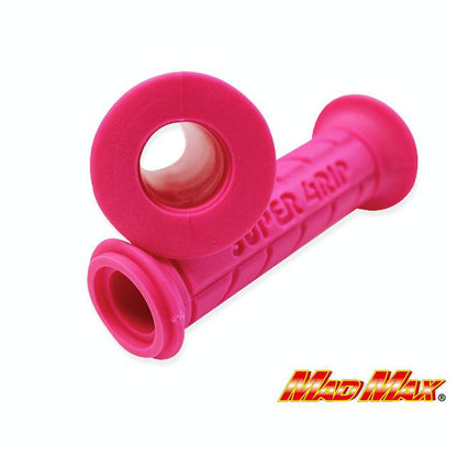 スーパーグリップ 貫通タイプ ピンク 120mm 汎用 7/8インチ(22.2mm)ハンドル用