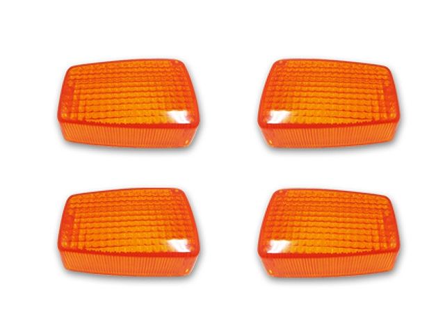 OEM-style Turn Signal Lenses, Amber, Set of 4 for CB750F/CB900F/CB1100F