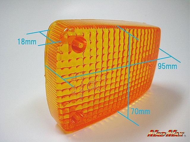 純正タイプ ウインカーレンズ オレンジ 2個セット CBX400F CBX550F