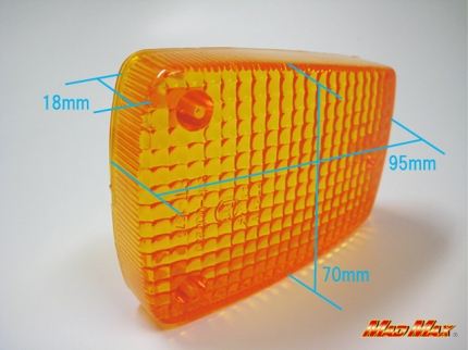 純正タイプ ウインカーレンズ オレンジ 1個 CBX400F CBX550F