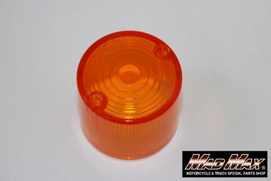 丸型ヨーロピアンウインカーレンズ オレンジ 1個 汎用