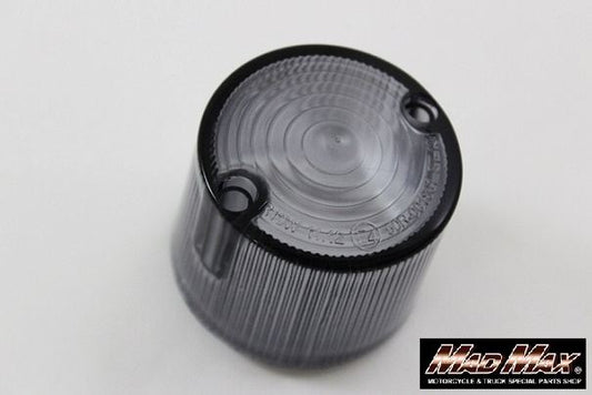 丸型ヨーロピアンウインカーレンズ スモーク 1個 汎用