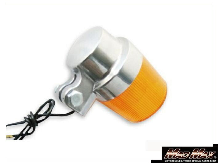 Round European Turn Signal, Orange, 1 pc, Universal
