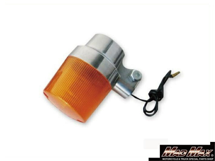Round European Turn Signal, Orange, 1 pc, Universal