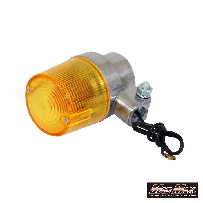 Round European Turn Signals, Yellow, Set of 4, Universal