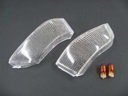 Winker Lens Set, Rear, Clear, Left and Right, Dio/SR (AF18/AF25)