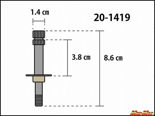 純正タイプ ウインカーステー ショートタイプ 50mm 1個 Z400FX