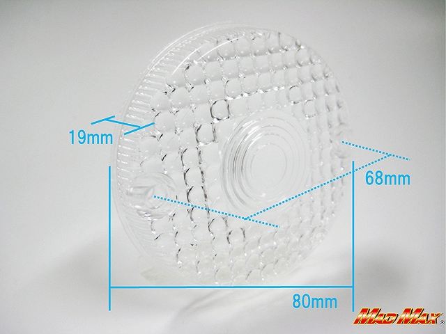 ウインカーレンズ クリア 4個セット KH250/KH400 250SS/750SS