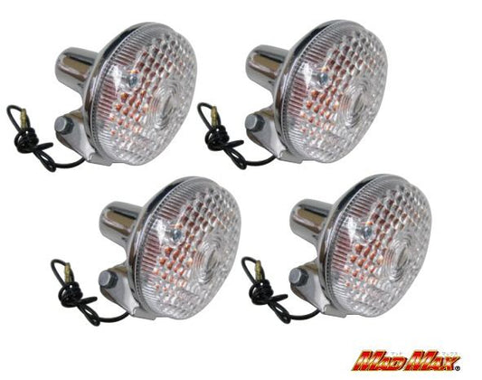 純正タイプ ウインカー クリア 4個セット KH250/KH400 250SS/750SS