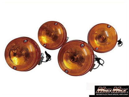 OEM Type Turn Signals, Amber, Set of 4, Z1/Z2