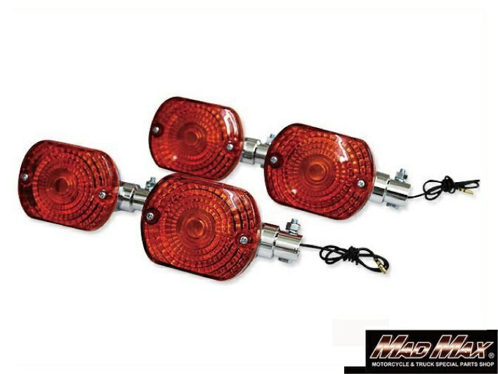Genuine Type Turn Signal Orange 4-Piece Set Z400FX Z1000MK
