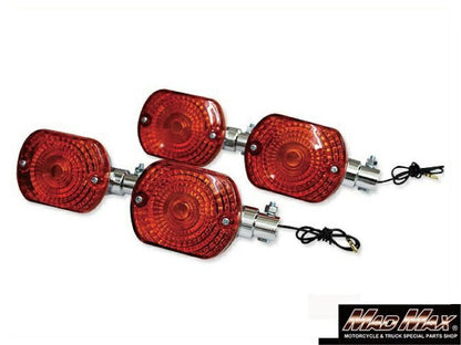Genuine Type Turn Signal Orange 4-Piece Set Z400FX Z1000MK