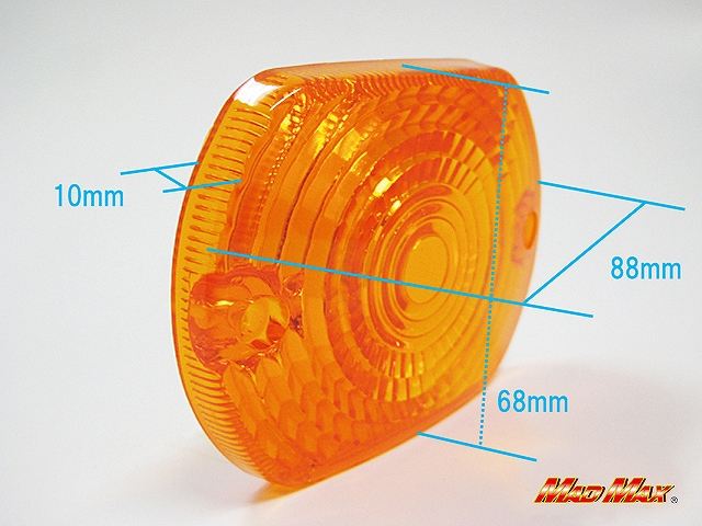 純正タイプ ウインカーレンズ オレンジ 4個セット Z400FX Z1000MK2