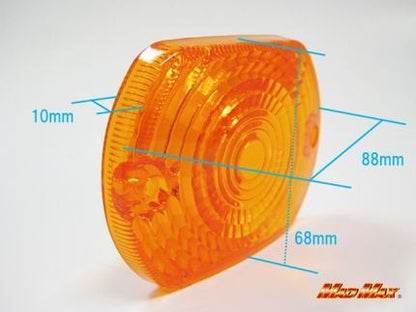 純正タイプ ウインカーレンズ オレンジ 1個 Z400FX Z1000MK2