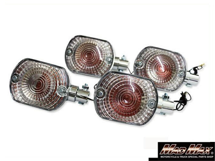 Turn Signals Clear 4-Piece Set Z400FX Z1000MK