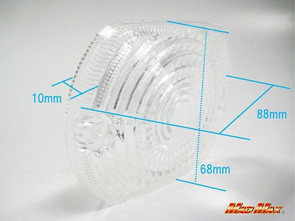 ウインカーレンズ クリア 4個セット Z400FX Z1000MK2