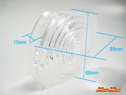 ウインカーレンズ クリア 1個 Z400FX Z1000MK2