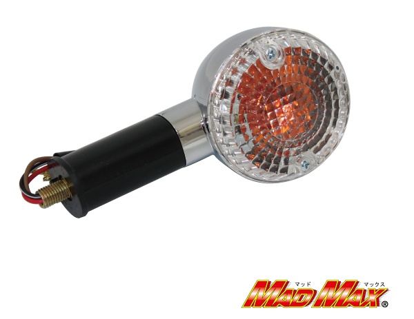 Genuine Type Turn Signal, Rear, Clear, 1 pc., Zephyr 400/750/1100