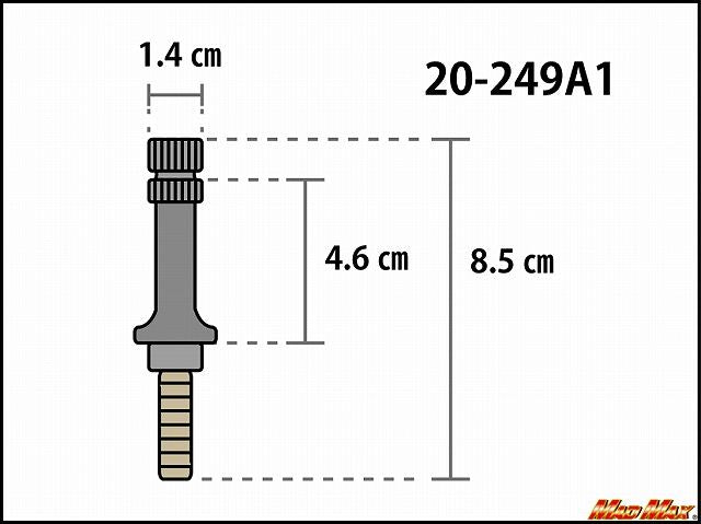 Genuine Type Turn Signal Stay, Short Type, 57mm, 1 pc., Z1/Z2